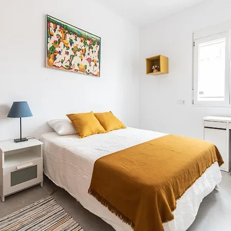 Apartment 2 Hab En Malvarrosa A Metros De La Playa, Con Terraza Y Zonas Comun 3d Valencia