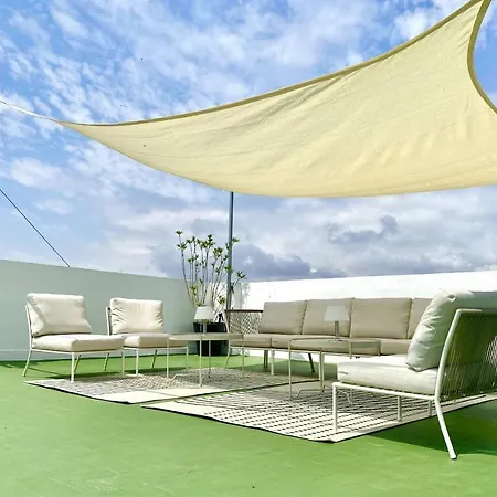 2 Hab En Malvarrosa A Metros De La Playa, Con Terraza Y Zonas Comun 3d Apartment Valencia