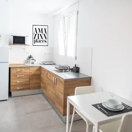 2 Hab En Malvarrosa A Metros De La Playa, Con Terraza Y Zonas Comun 3d Apartment