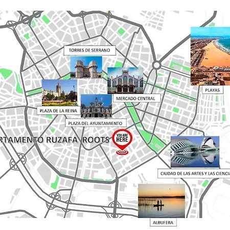 Apartment Ruzafa Roots, 12 Min To Centre, Smart Tv, Wine Valencia