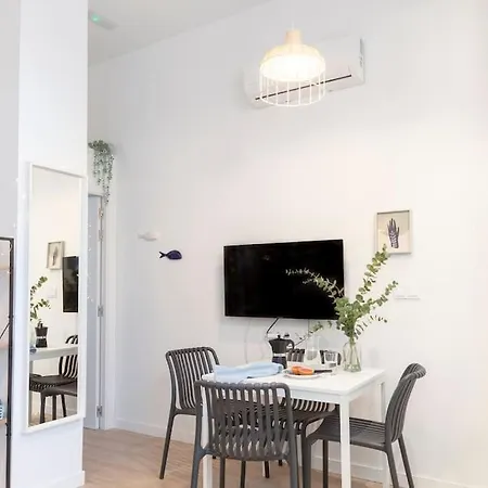 Lägenhet Al5 Seaside Bliss-stylish Loft Steps From Malvarrosa Valencia