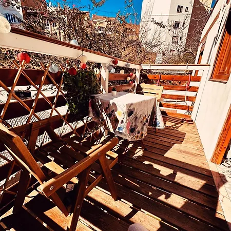 Apartment Ruzafa Terrace Oasis: Cozy A/c With Garden Access Valencia
