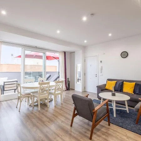 Modern Penthouse With Private Terrace 발렌시아