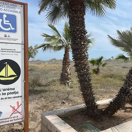 Apartmán Excelente Atico Con Gran Terraza Y Barbacoa En Canet D'en Berenguer Valencie