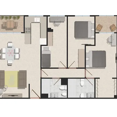 Jardines Del Turia - Espacioso Apartamento