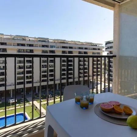 Апартаменты Alboraya Con Vista Al Mar Y Piscina