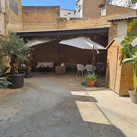 Apartman Tradicional Casa Con Patio Ruzafa *