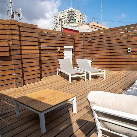 Atico Con Terraza Y Jacuzzi En El Centro * Valence