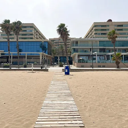 아파트 Patacona Boutique Sea View Pool Parking *