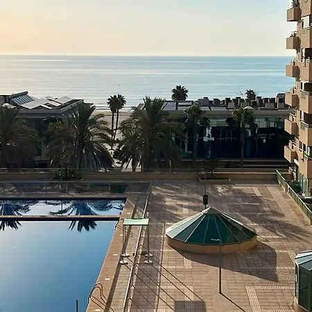 아파트 Patacona Boutique Sea View Pool Parking *