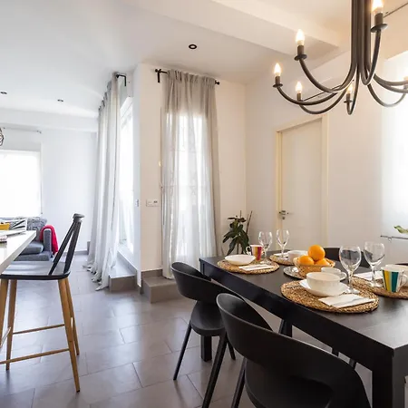 Florit Flats - Stylish 2 Bedroom Ac Wifi Terrace Attic In Center Apartamento