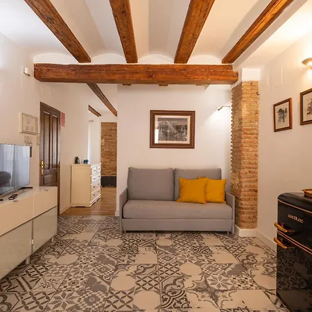 Апартаменты Florit Flats - Charming Loft With Terrace - 4 Guests - In Ruzafa