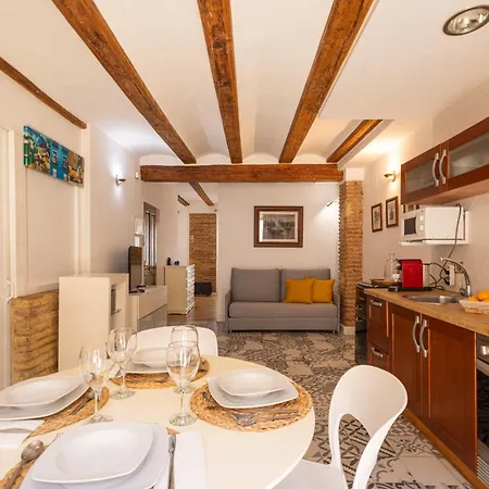 Апартаменты Florit Flats - Charming Loft With Terrace - 4 Guests - In Ruzafa