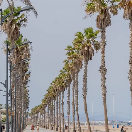Nautico Junto A La Playa Malvarrosa فالنسيا