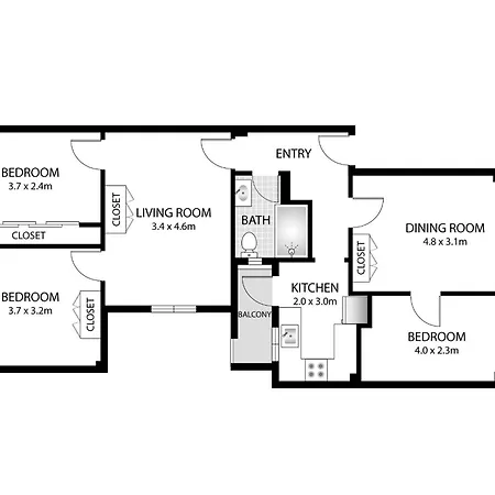 Apartment Brand New Close To The Beach And City Centre!