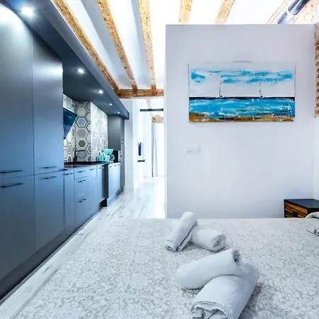 Chic Estudio Privado Al Lado De La Playa Valencia