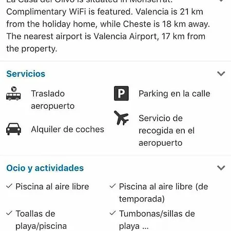 Сasa de vacaciones La Casa Del Olivo En Montserrat - *