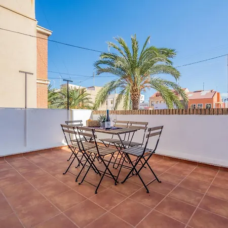Marina House With Private Terrace Valencia