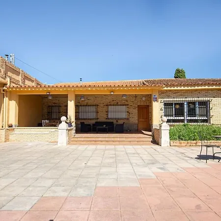Con Piscina Y Barbacoa 13 Personas Cerca Del Metro Valencia