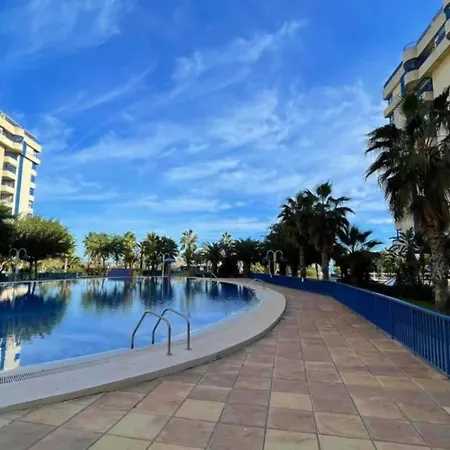 Apto. Luminoso Con Vistas En Playa De La Patacona Apartmán Valencie