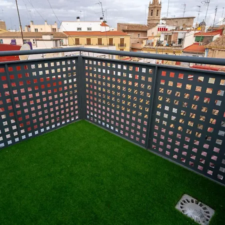 El Carmen Valencia, Estudio Con Terraza * Валенсия