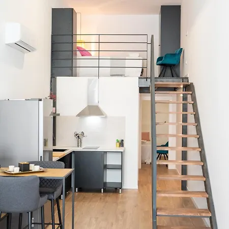 Pv Loft - Modernos Y Comodos Estudios Duplex Cerca A Russafa Appartement Valencia