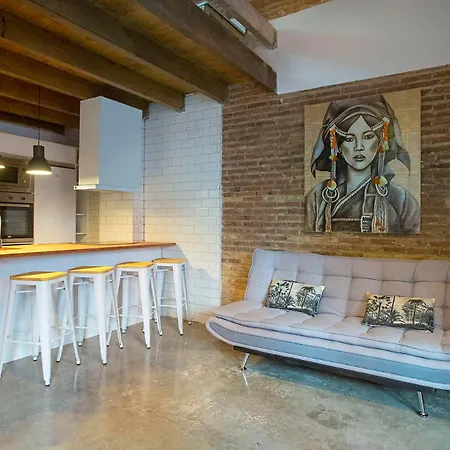 Apartment Cozy Loft Style In El Cabanyal