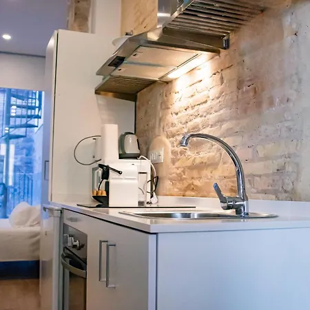 Loft Independiente Con Piscina Compartida En Centro De Апартаменты *