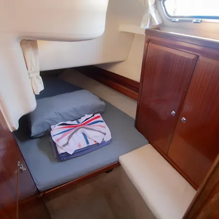 Ботель On A Sailing Boat In *