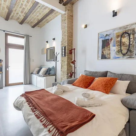 公寓 Cozy Studio With Terrace In Ruzafa By Invalencia *