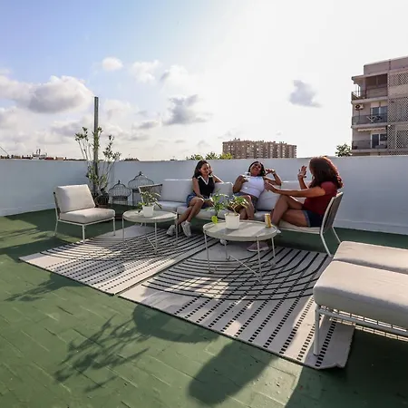 Nuevo Estudio A Metros De La Playa, Con Terraza Y Zonas Comun 3c * Valenza
