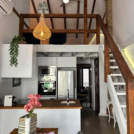 Old Fisherhouse In Cabanyal With Terrace Close To The Apartment