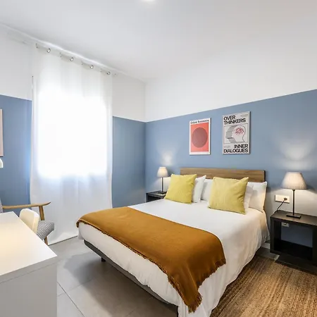 2 Hab En Malvarrosa A Metros De La Playa, Con Terraza Y Zonas Comun 3d * Valencia