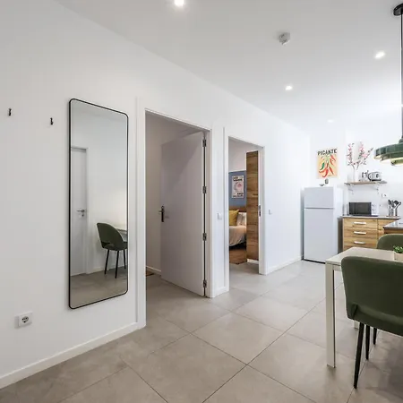 Apartment 2 Hab En Malvarrosa A Metros De La Playa, Con Terraza Y Zonas Comun 3d