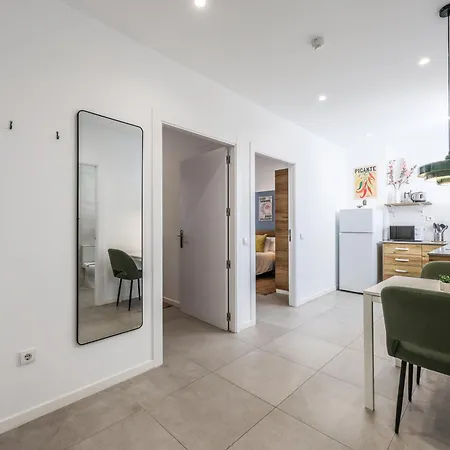 Apartment 2 Hab En Malvarrosa A Metros De La Playa, Con Terraza Y Zonas Comun 3d Valencia