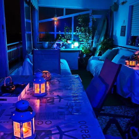 Blue Double Private At Front - En La Playa Piso Compartido