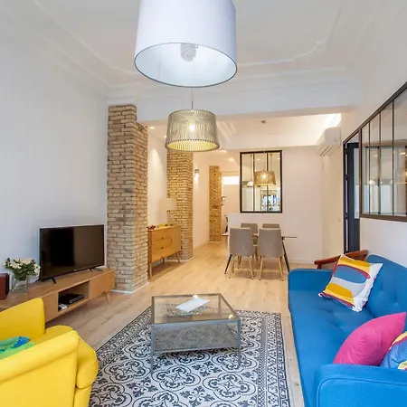 With Terrace In Extramurs 아파트 *