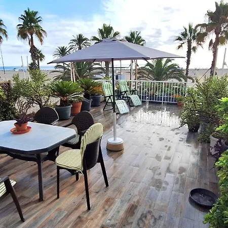 Con Gran Terraza Frente Al Mar Playa Lägenhet