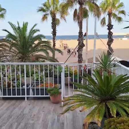 Con Gran Terraza Frente Al Mar Playa Apartament Walencja