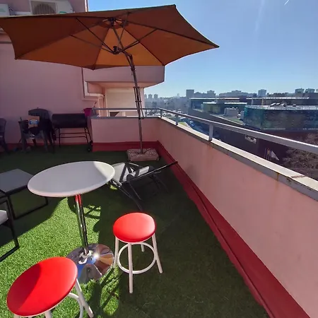 Apartment Malvarrosa Penthouse 4 Rooms, Suite, Terrace And Balcony Valencia