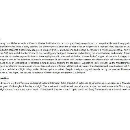 The Yacht Experience