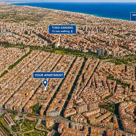 Casa Florit - Your Apartment In Ruzafa - 4 Guests - 5 Min City Centre Apartment *