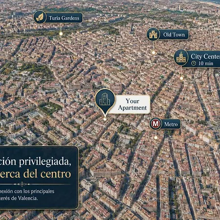 J Center Apartments - Patraix - Ac & Wifi - 10 Min City Center Valencia