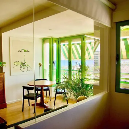 아파트 Patacona Boutique Sea View Pool Parking *