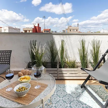 Apartament Travel Habitat Casa Playa Malvarrosa Con Terraza *