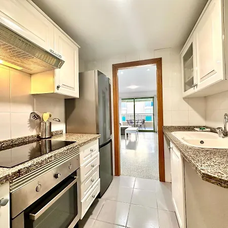 Apartament Vive Patacona - Playa, Terraza Y Piscina Walencja