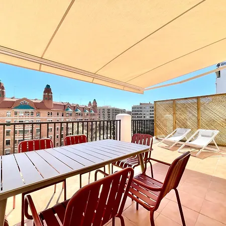 Penthouse With Terrace & Roja Views * 발렌시아