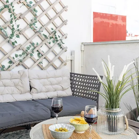 Travel Habitat Casa Playa Malvarrosa Con Terraza شقة فالنسيا