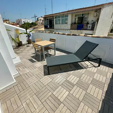 Loft Con Terraza Calle Ripalda - Barrio Del Carmen