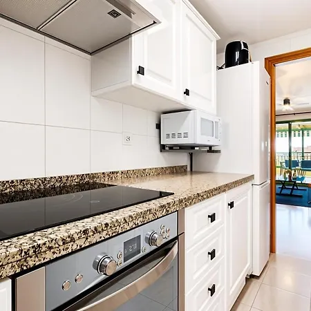 50 Meters From The Beach, With A Pool And Balcony